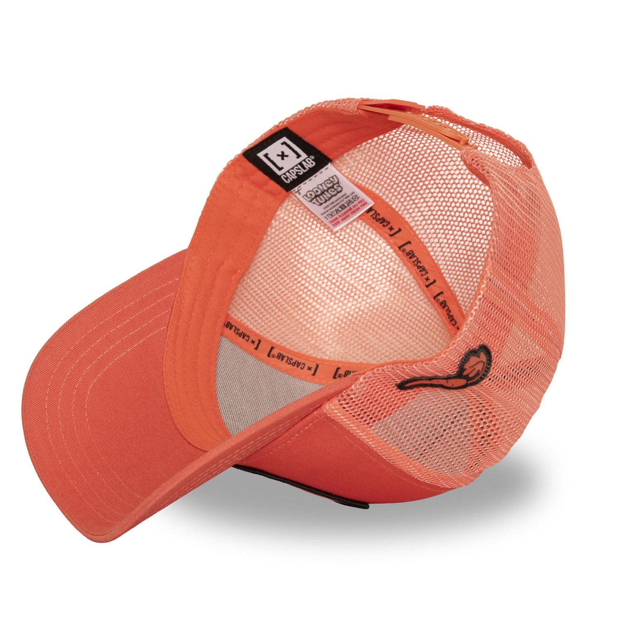 Voir la diapositive 5 : CAPSLAB Casquette trucker avec filet et patch looney tunes bug