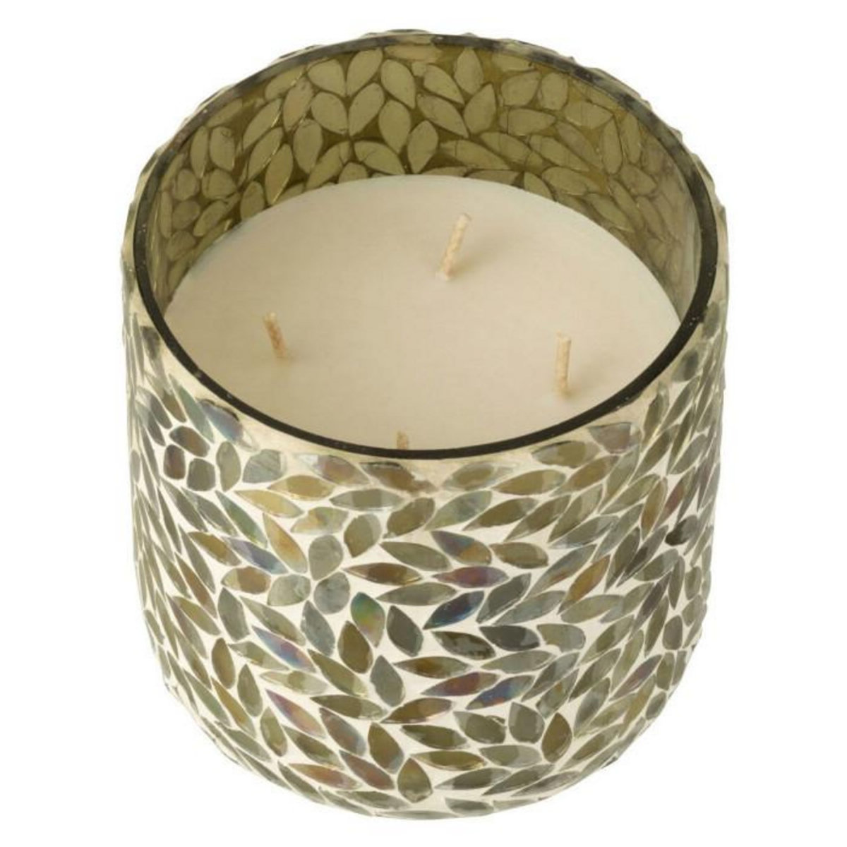 Paris Prix Bougie Parfumée Mosaïque  Cyra  15cm Tea & Herbscire