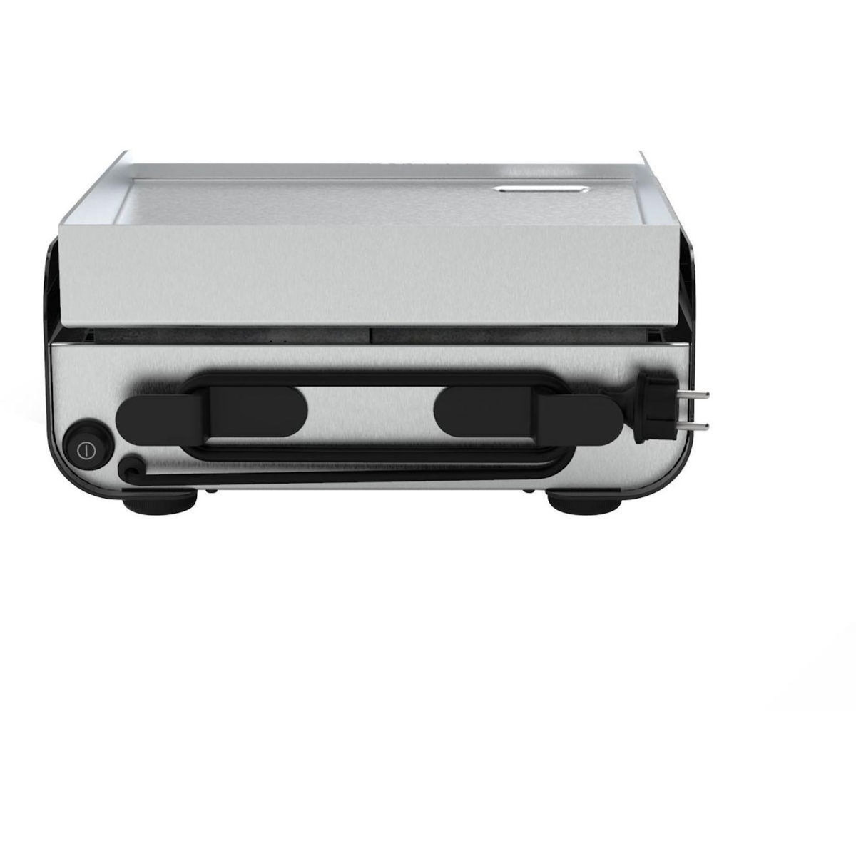 LAGRANGE Plancha électrique Pro 35S noir à poser, 40x35 cm + kit d'accessoires