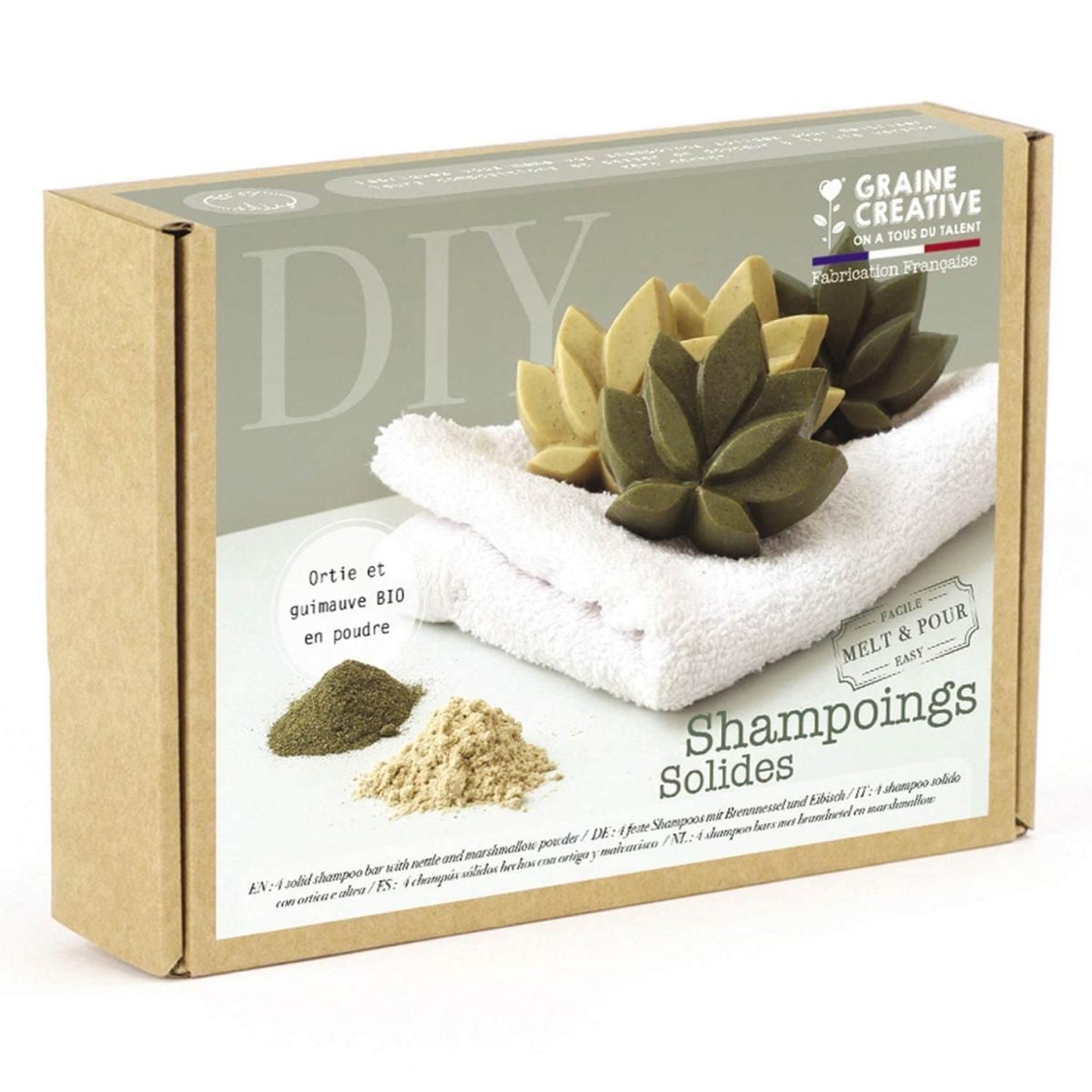 Graine créative Coffret DIY Shampoing solide