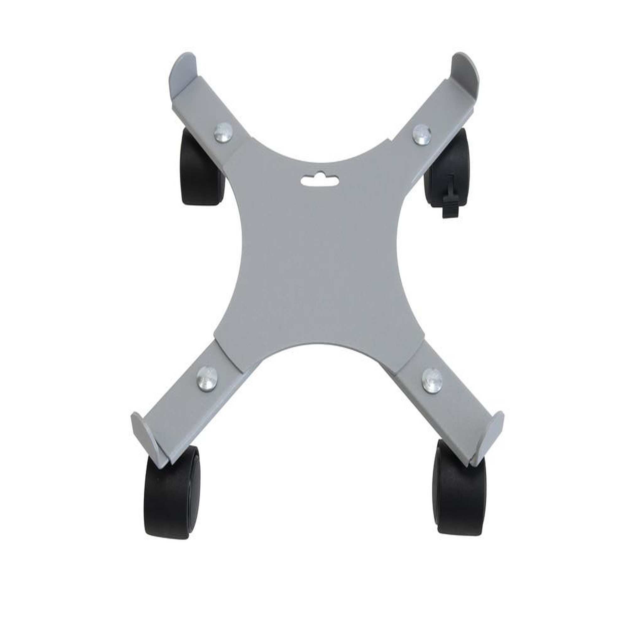 CENTRALE BRICO Roule plante extensible gris alu - 34-51 cm - Acier époxy