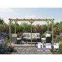 Voir la diapositive 1 : JARDIDECO Pergola massive en bois Tours 510 x 300 cm - Maderland