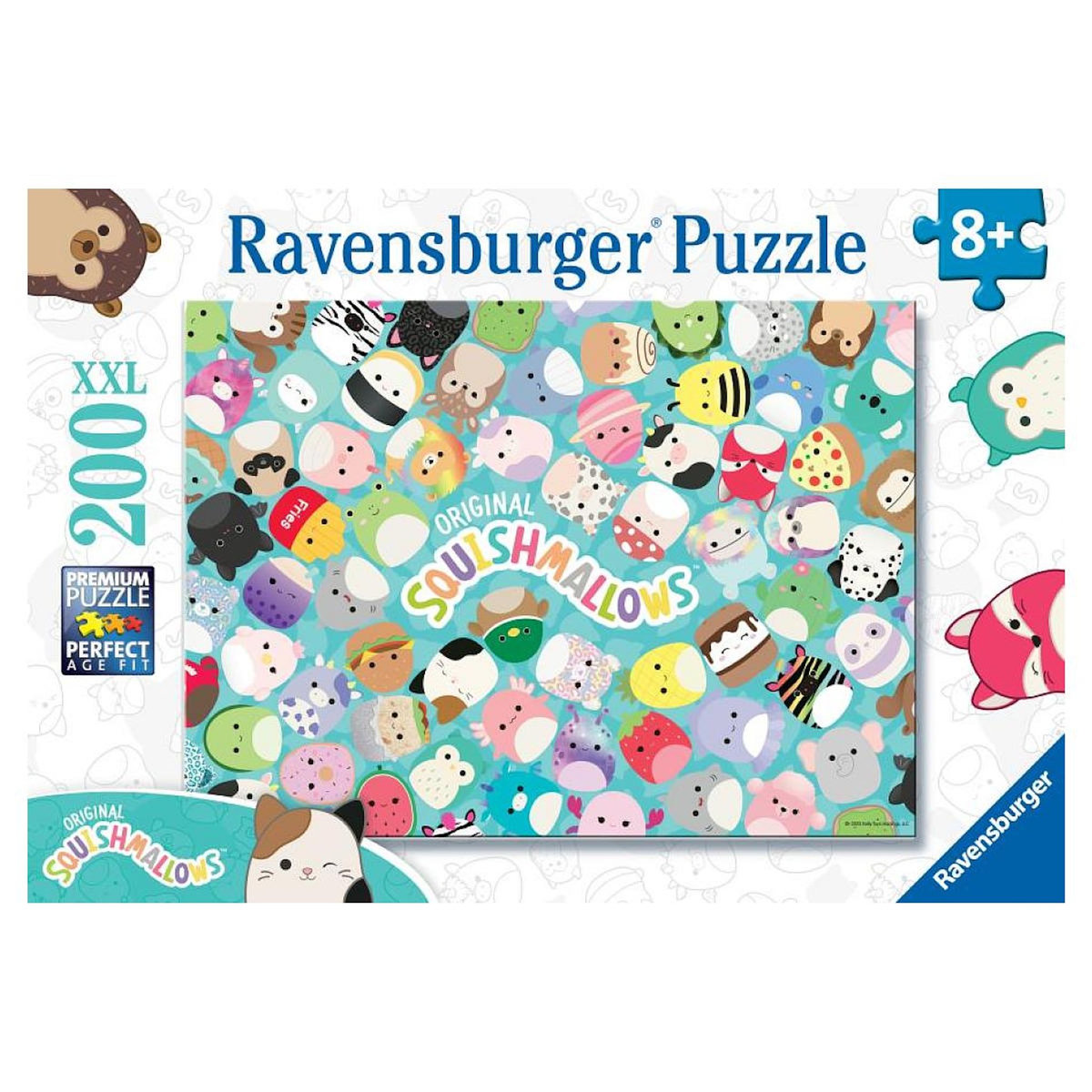 RAVENSBURGER Puzzle 200 p xxl - une journée avec squishmallows