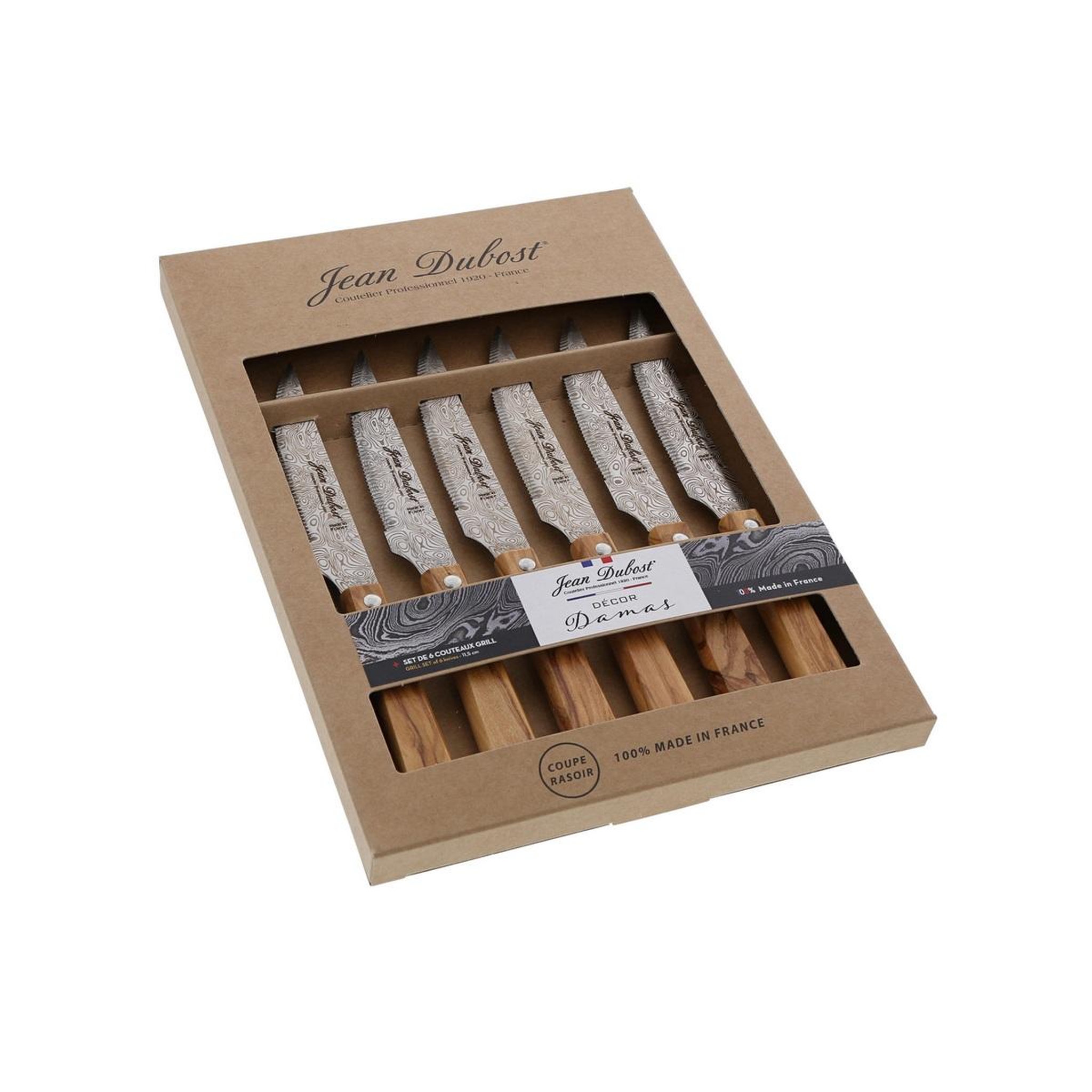 Voir la diapositive 3 : Jean dubost Coffret 6 couteaux - CB10A79SD33311