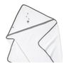 Voir la diapositive 3 : Babycalin Cape de bain 70x70cm jeune pousse 100% coton bio 