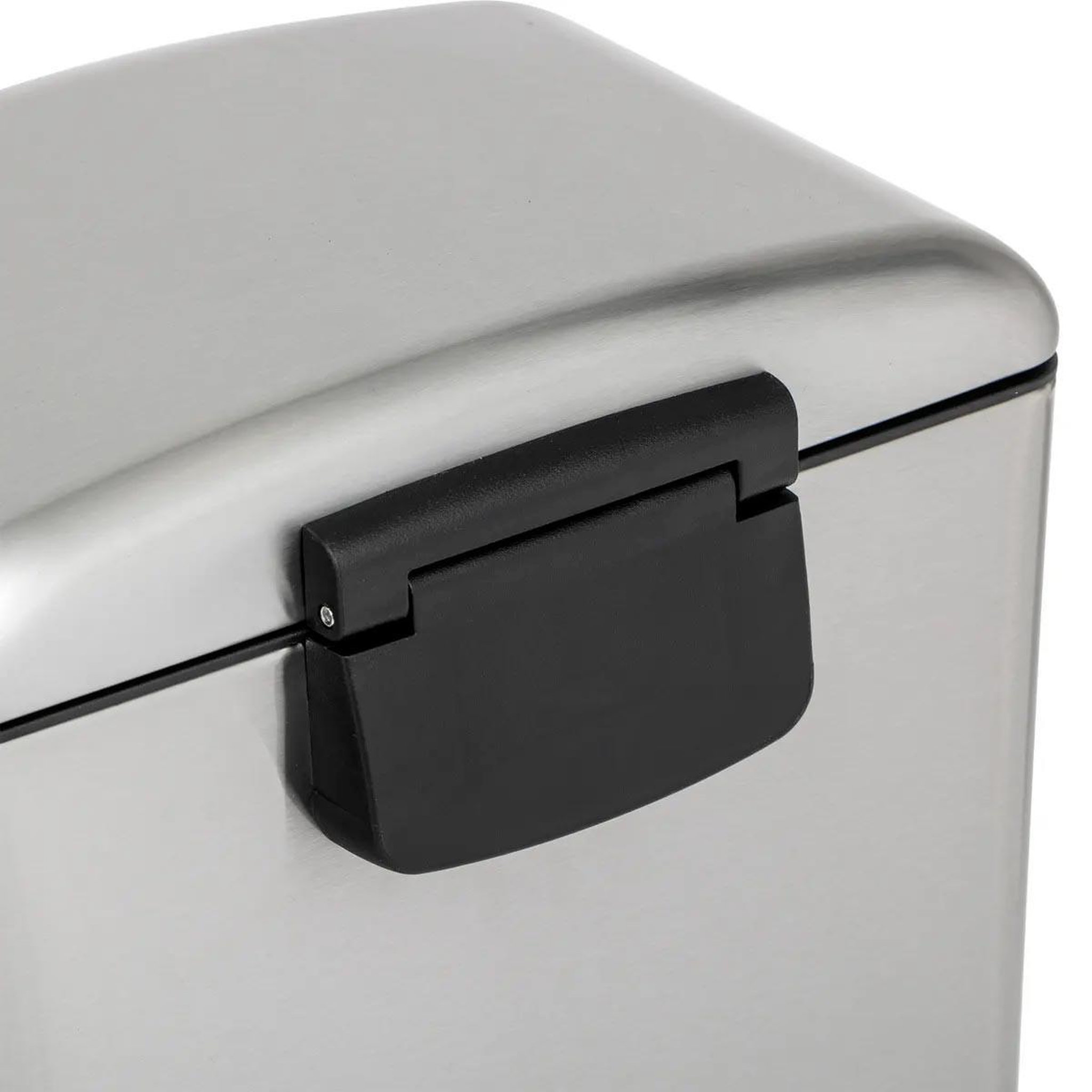 Voir la diapositive 5 : FIVE Poubelle de cuisine en inox  ariane  20l argent