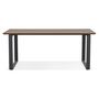 Voir la diapositive 2 : Paris Prix Bureau Design  Ribaila  180cm Noyer & Noir