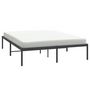 Voir la diapositive 4 : VIDAXL Cadre de lit metal sans matelas noir 140x190 cm