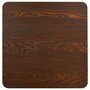 Voir la diapositive 4 : VIDAXL Table de bistro Marron fonce 50x50 cm MDF
