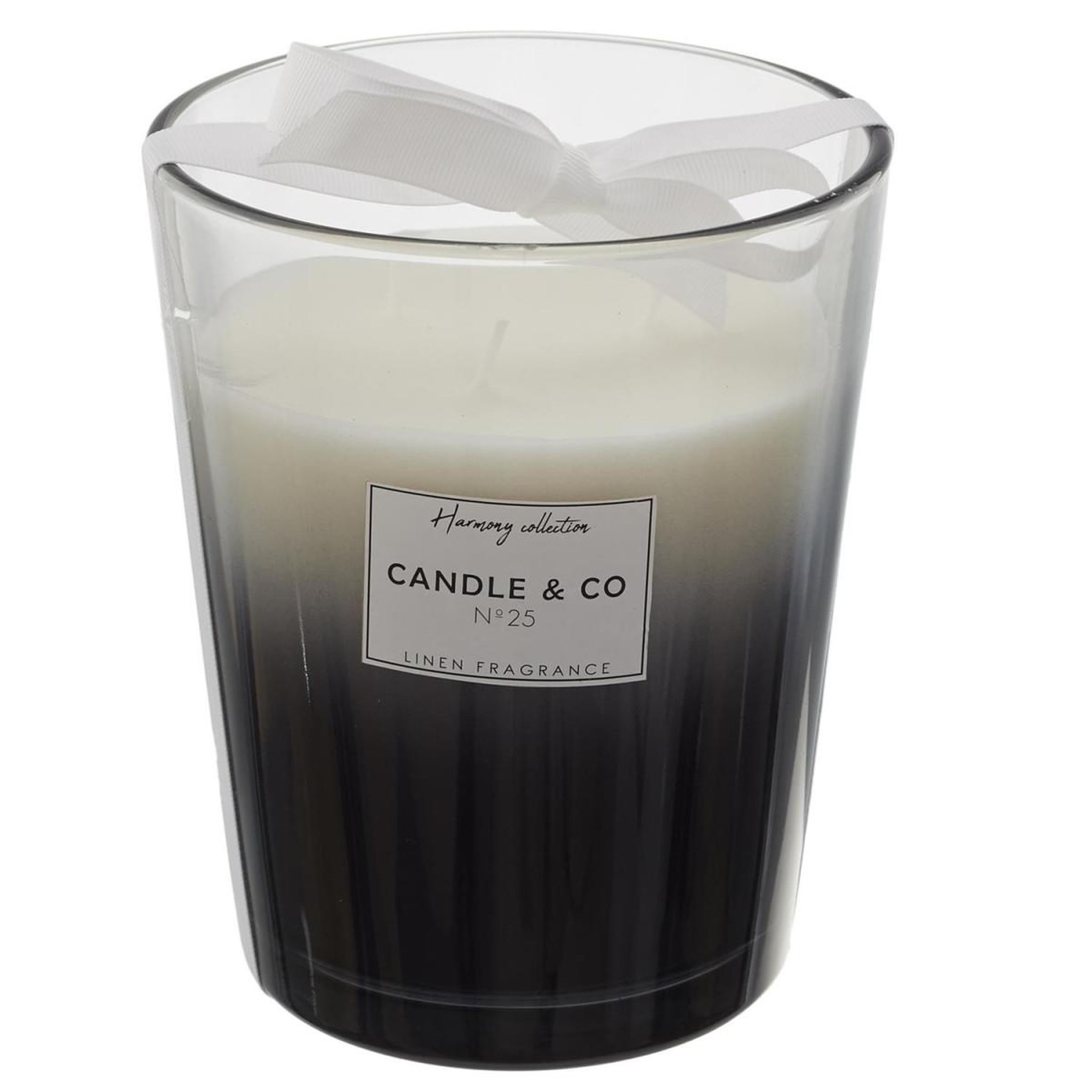 The Home Deco Factory Bougie Parfumée 3 Mèches  Harmony  16cm Linge Frais
