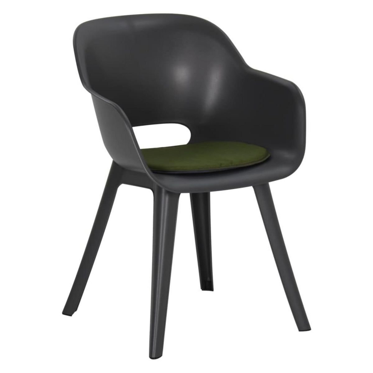 MADISON Madison Coussins de siege Panama lot de 2 39x36 cm Vert