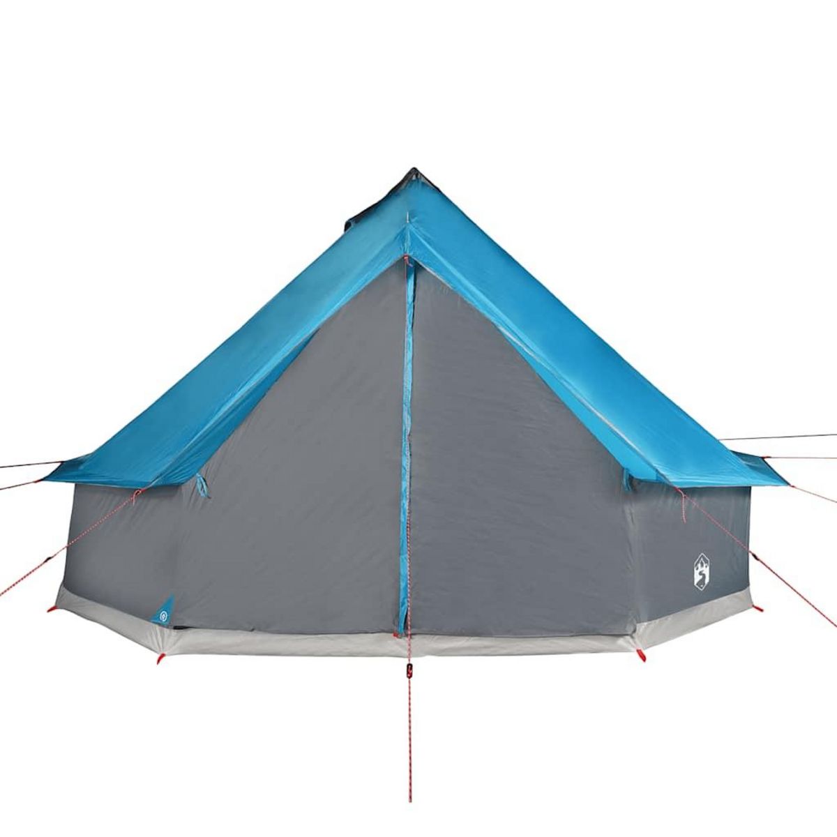 VIDAXL Tente familiale tipi 6 personnes bleu impermeable