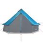 Voir la diapositive 5 : VIDAXL Tente familiale tipi 6 personnes bleu impermeable