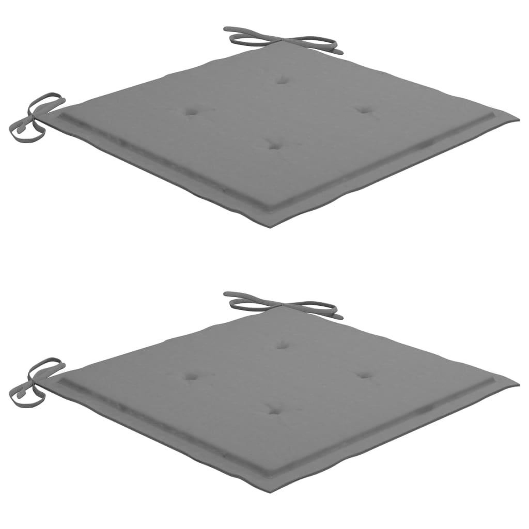 Voir la diapositive 3 : VIDAXL Chaises a manger de jardin avec coussins lot de 2 Acacia massif