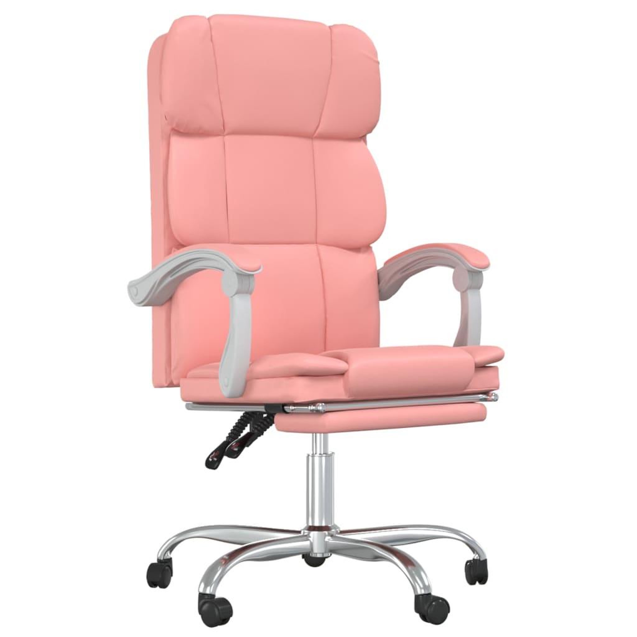 Voir la diapositive 2 : VIDAXL Fauteuil inclinable de bureau Rose Similicuir