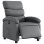 Voir la diapositive 3 : VIDAXL Fauteuil inclinable electrique Gris Similicuir