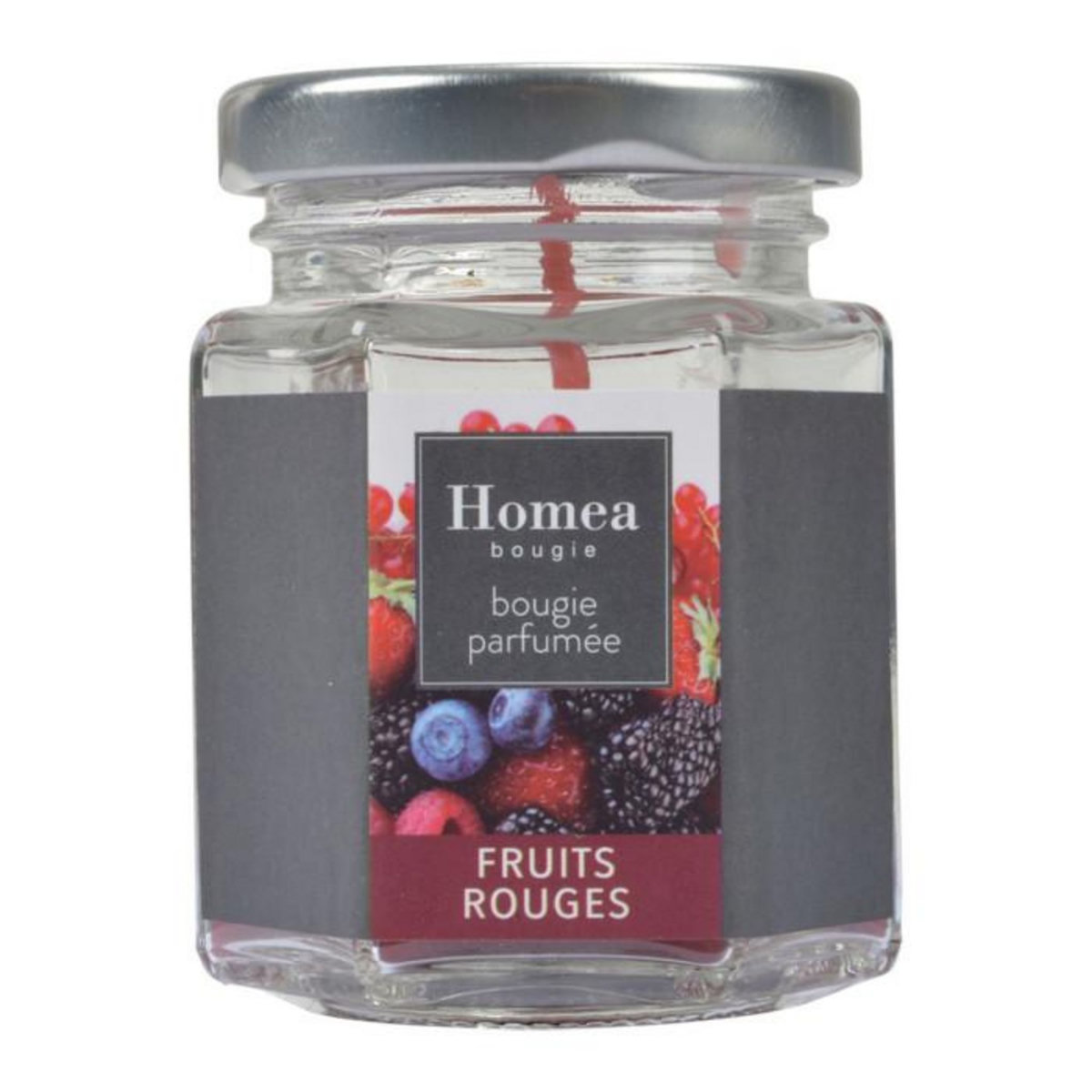 Paris Prix Bougie Verrine Parfumée  Essentiel II  7cm Fruits Rouges
