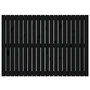 Voir la diapositive 4 : VIDAXL Tete de lit murale Noir 127,5x3x90 cm Bois massif de pin