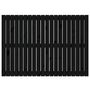 Voir la diapositive 4 : VIDAXL Tete de lit murale Noir 127,5x3x90 cm Bois massif de pin