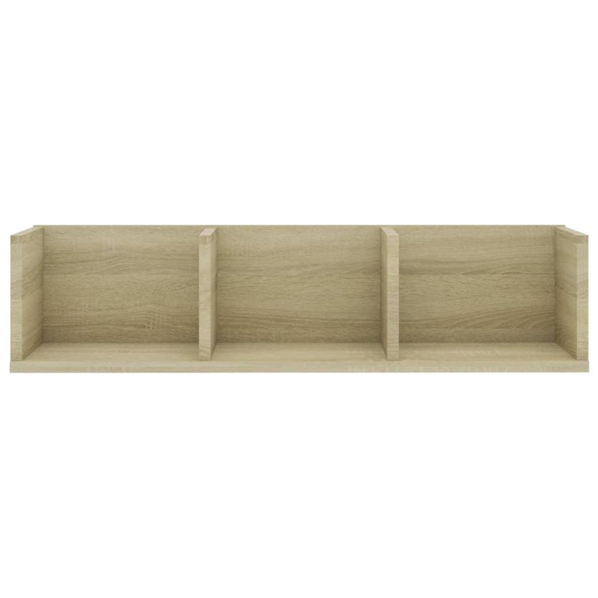 VIDAXL Etagere murale a CD Chene sonoma 75x18x18 cm Bois d'ingenierie