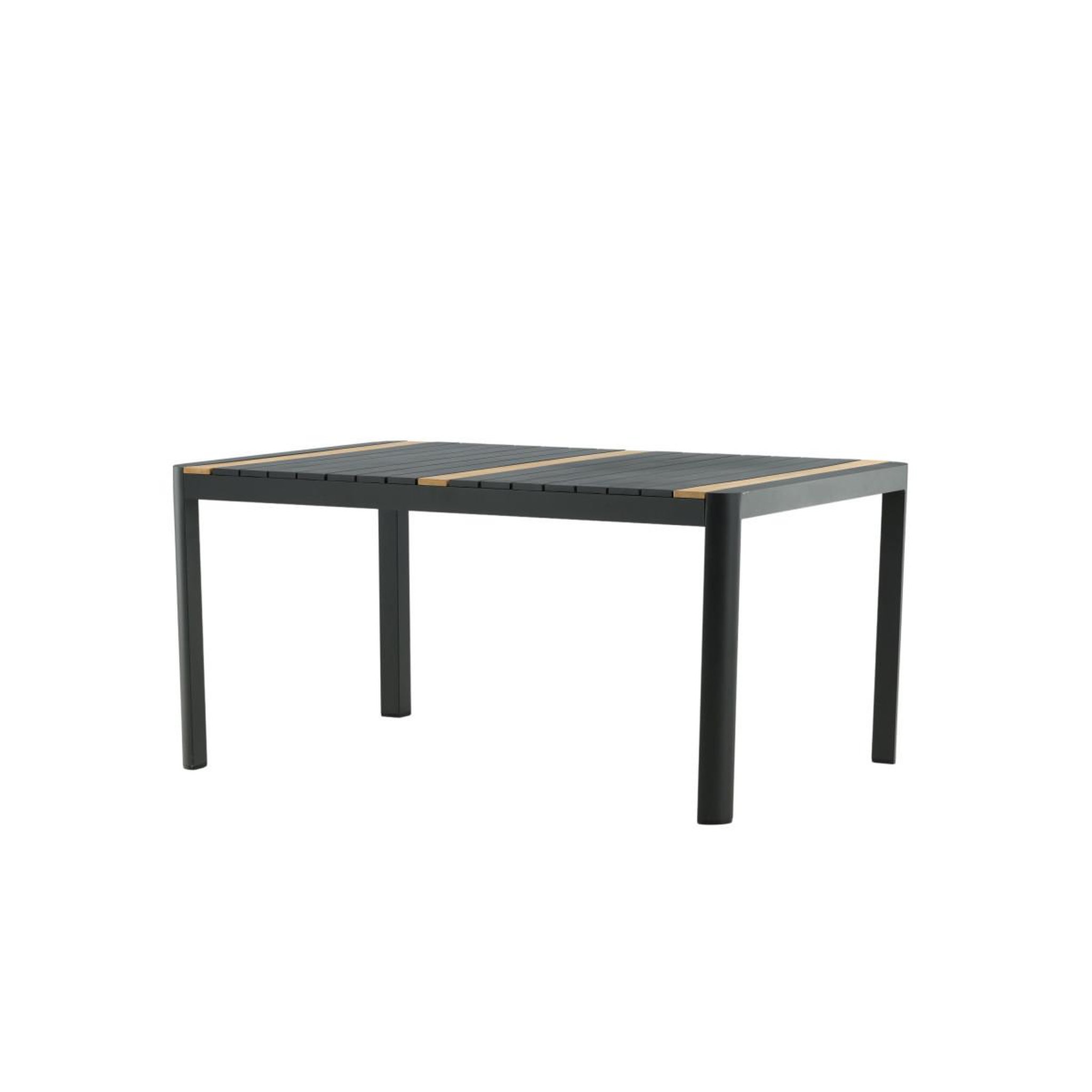 Voir la diapositive 5 : Paris Prix Table de jardin en teck  togo  150cm noir
