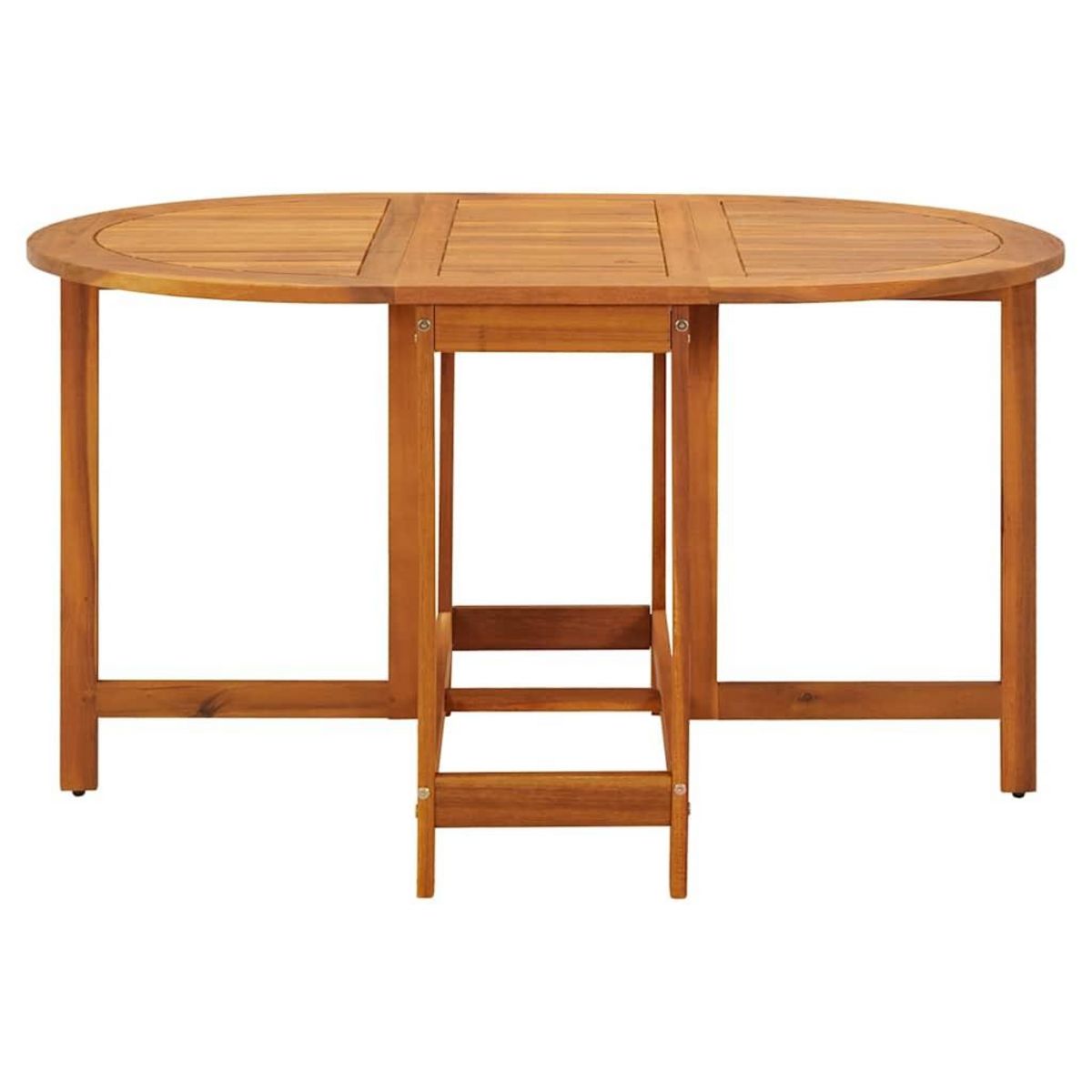 VIDAXL Table de jardin 130x90x72 cm Bois d'acacia massif
