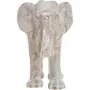  Statuette en Résine  Éléphant  15cm Beige