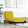 Voir la diapositive 1 : VIDAXL Chaise longue jaune velours
