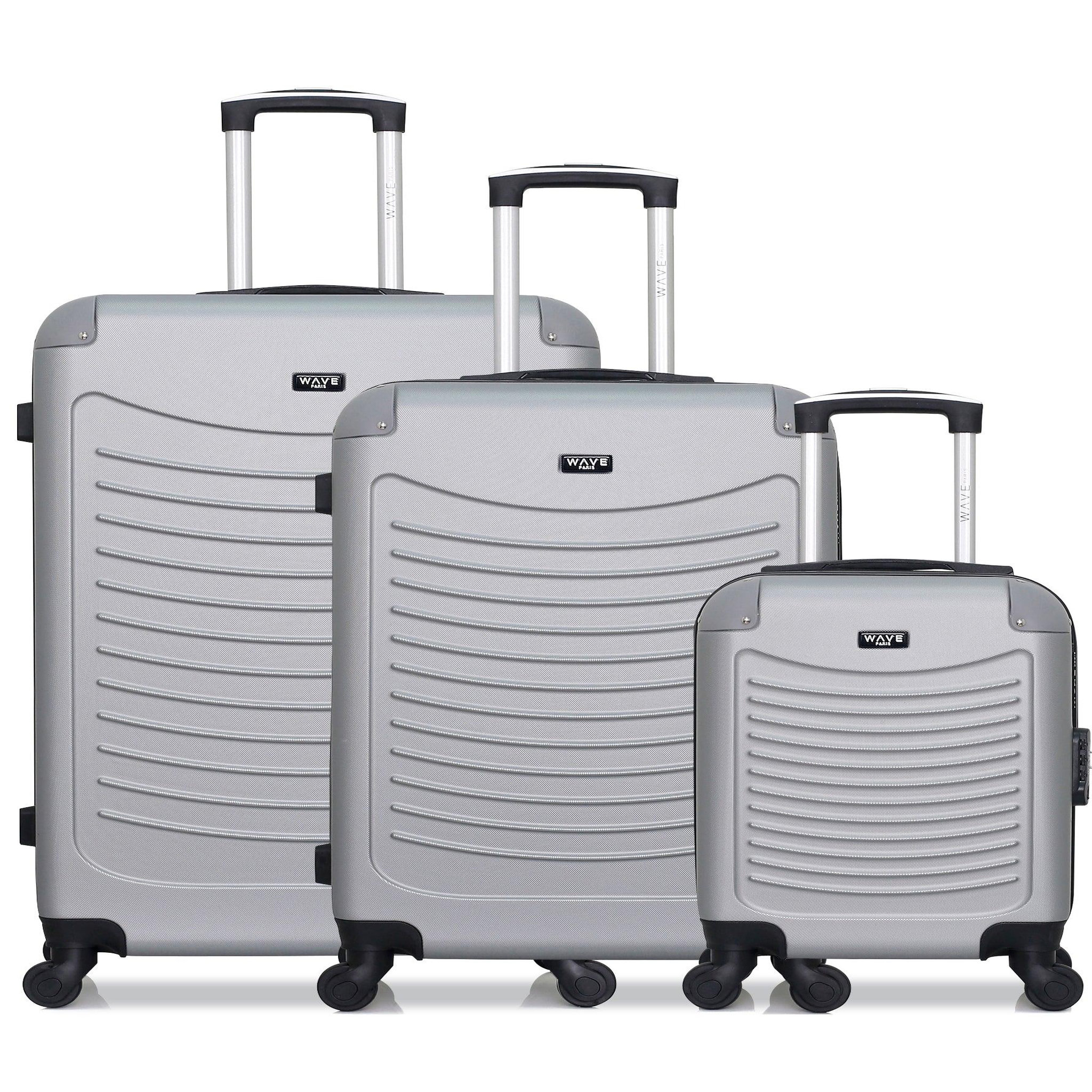 WAVE PARIS Wave paris - lot de 3 - valise grand format, valise weekend et valise cabine xxs congo