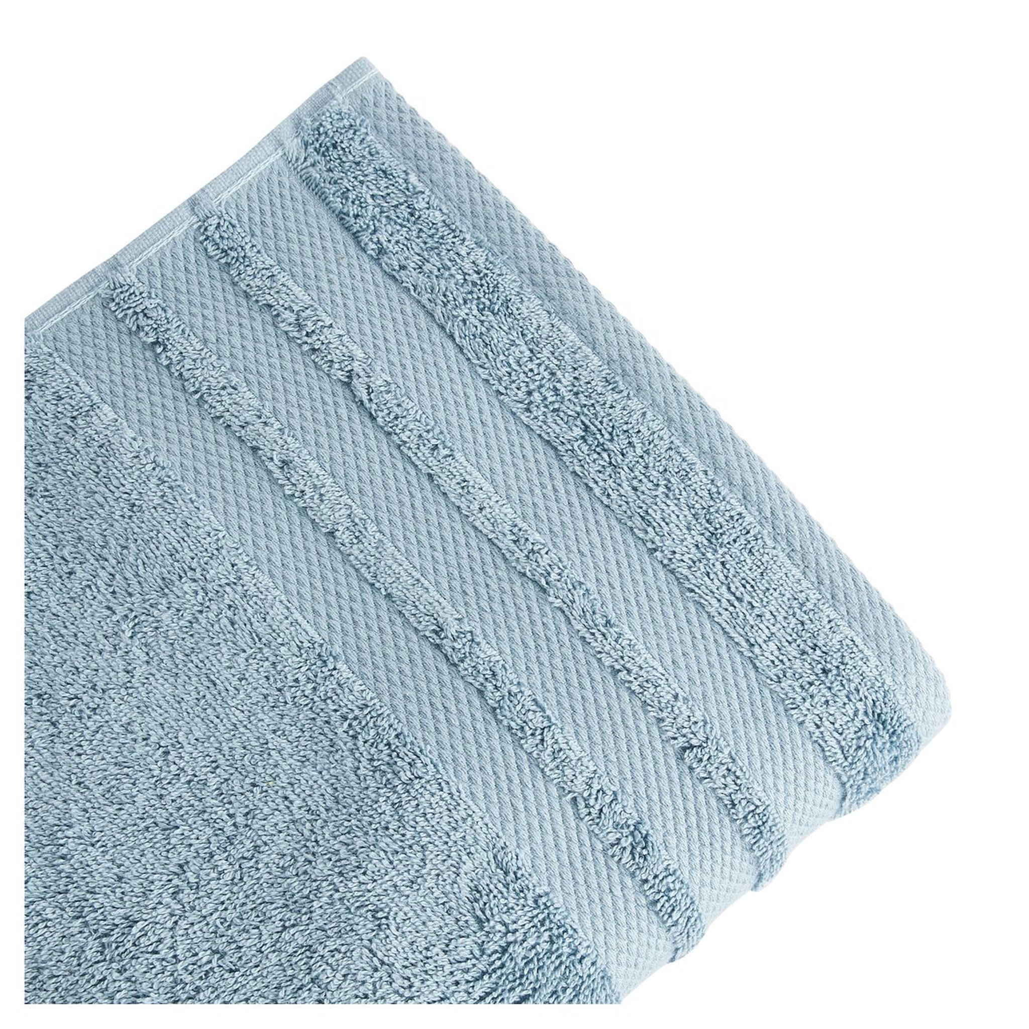 Voir la diapositive 3 : ACTUEL Maxi Drap de bain uni en coton 500 gsm