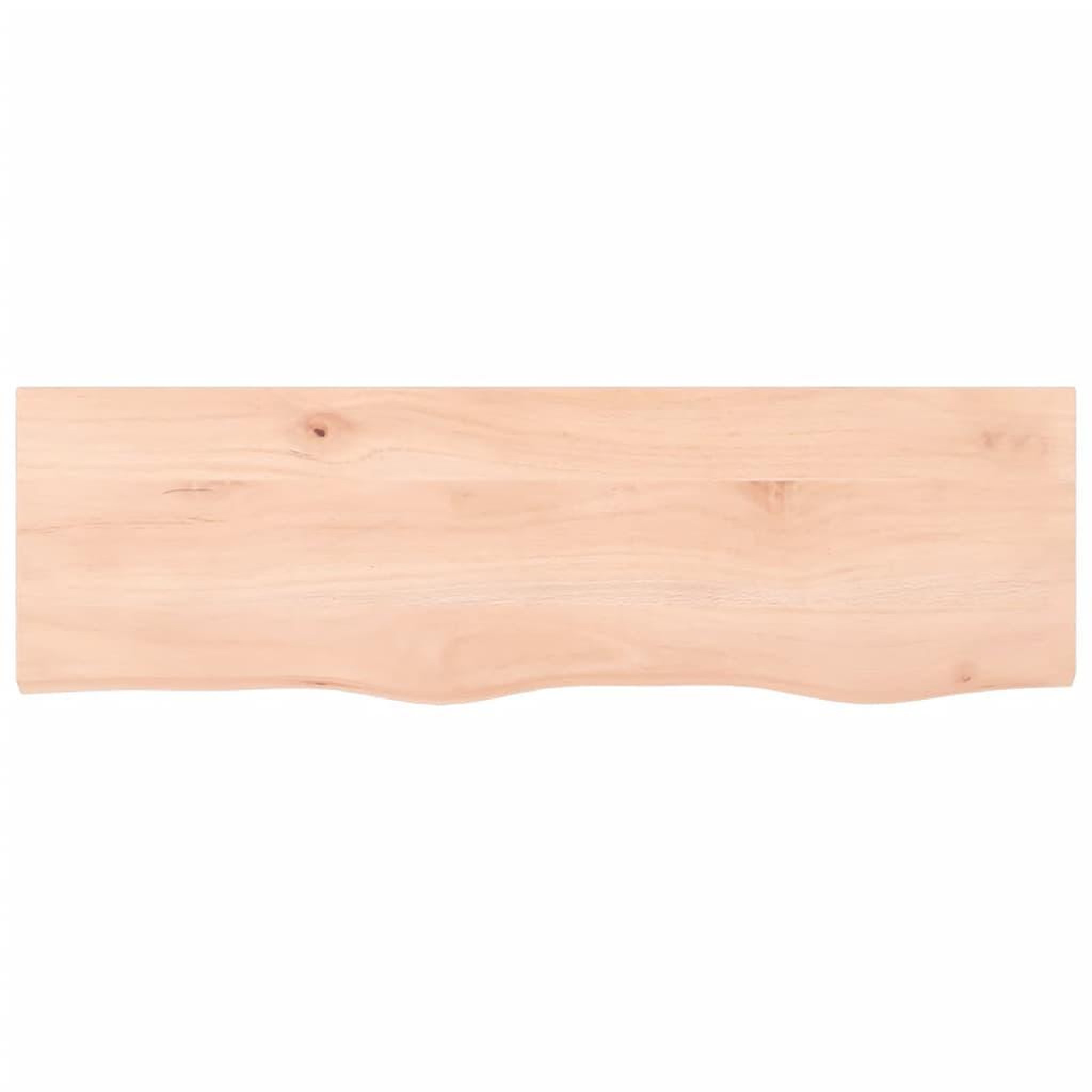 Voir la diapositive 4 : VIDAXL Etagere murale 100x30x(2-4) cm bois de chene massif non traite