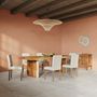 Voir la diapositive 5 : Rendez vous déco Lot de 2 chaises en tissu gris foncé et pieds en bois d'hévéa - Havane