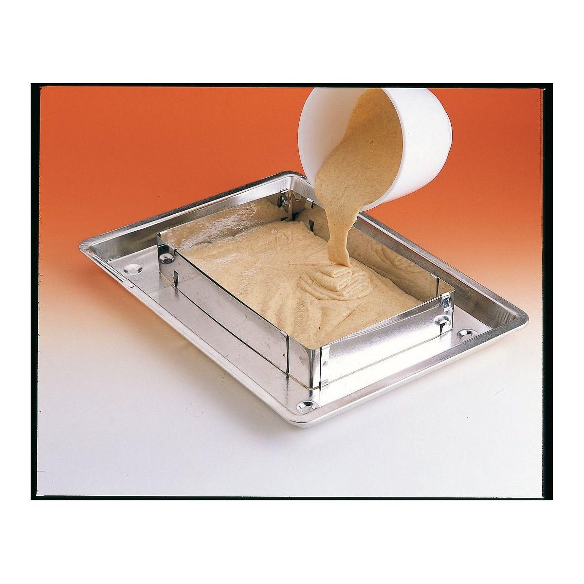 ZENKER Cadre et cercle à pâtisserie réglable Zenker Smart Pastry