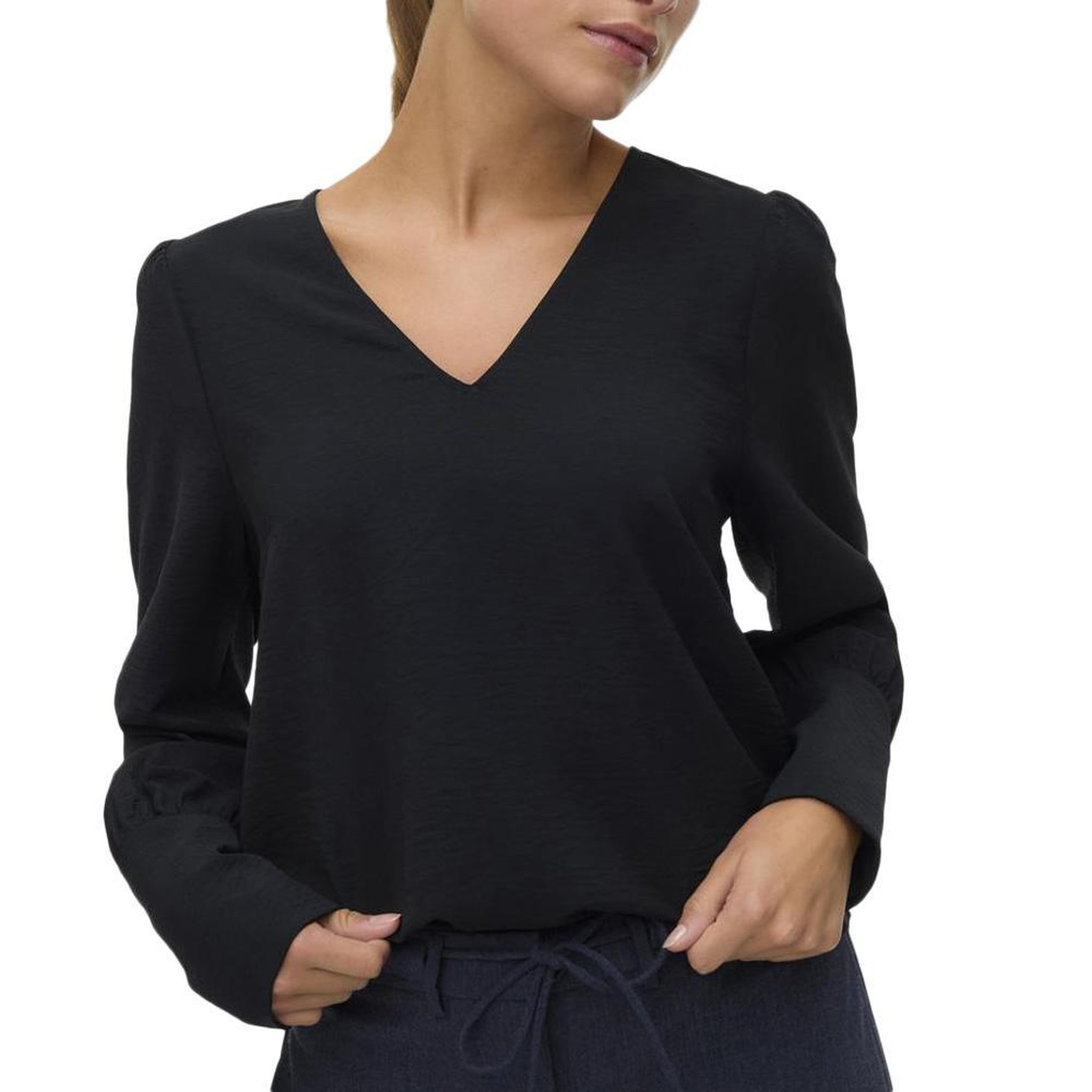Voir la diapositive 1 : Vero Moda Blouse Noire Femme Vero Moda Mesme