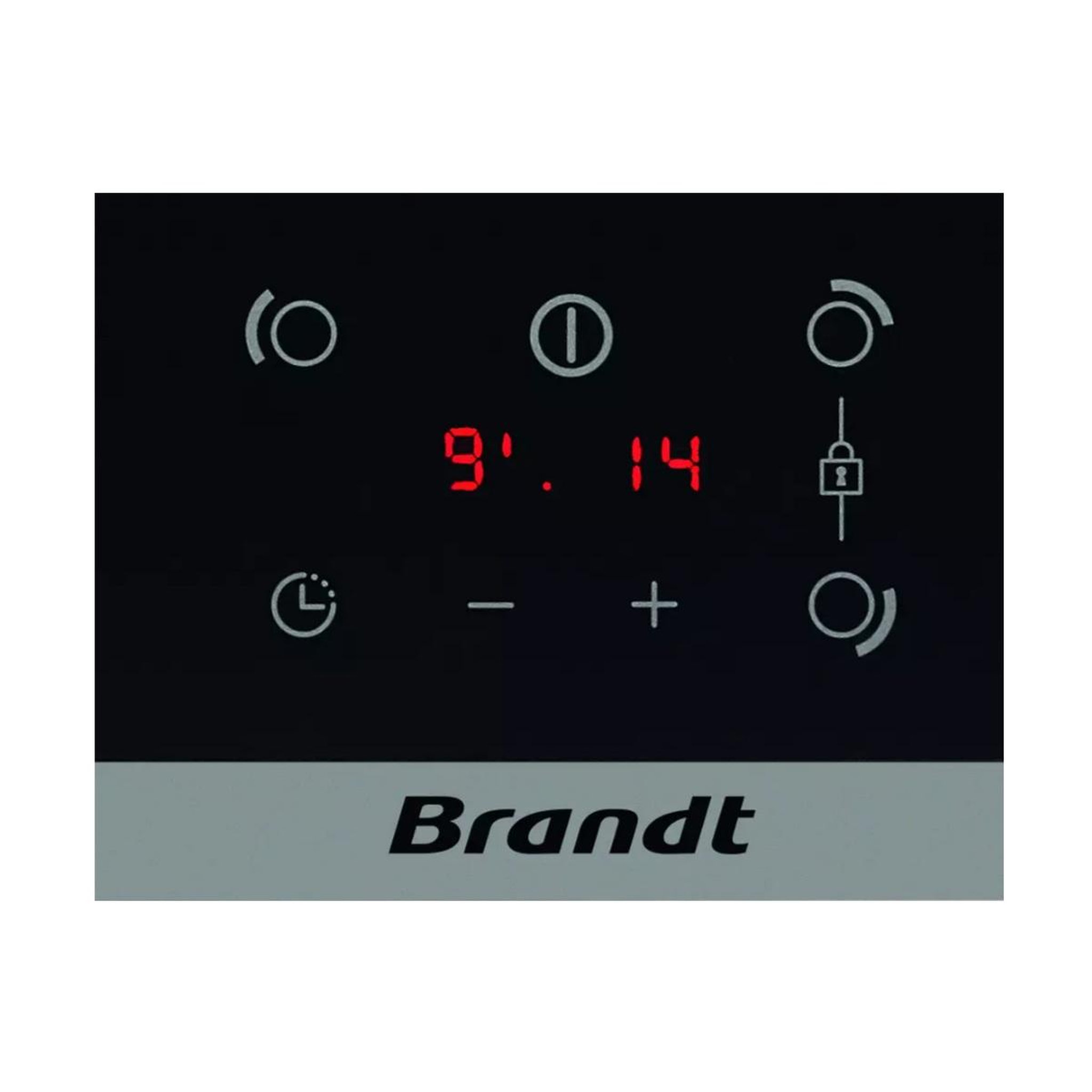 Voir la diapositive 2 : BRANDT Table de cuisson victrocéramique 60cm 4 feux 5900w noir - bpi5361b