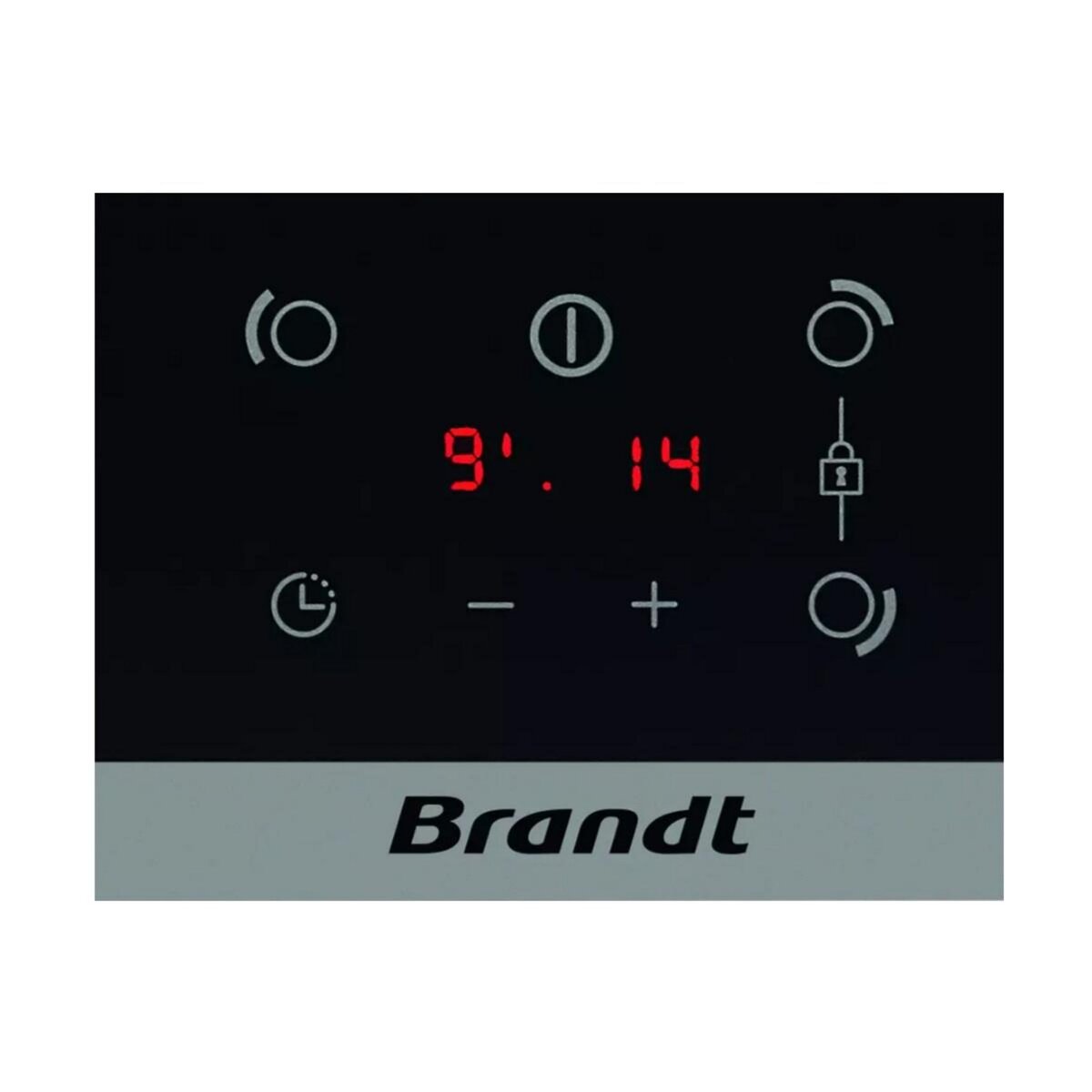 BRANDT Table de cuisson victrocéramique 60cm 4 feux 5900w noir - BPI5361B