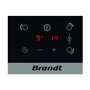 Voir la diapositive 2 : BRANDT Table de cuisson victrocéramique 60cm 4 feux 5900w noir - BPI5361B
