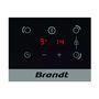 Voir la diapositive 2 : BRANDT Table de cuisson victrocéramique 60cm 4 feux 5900w noir - BPI5361B
