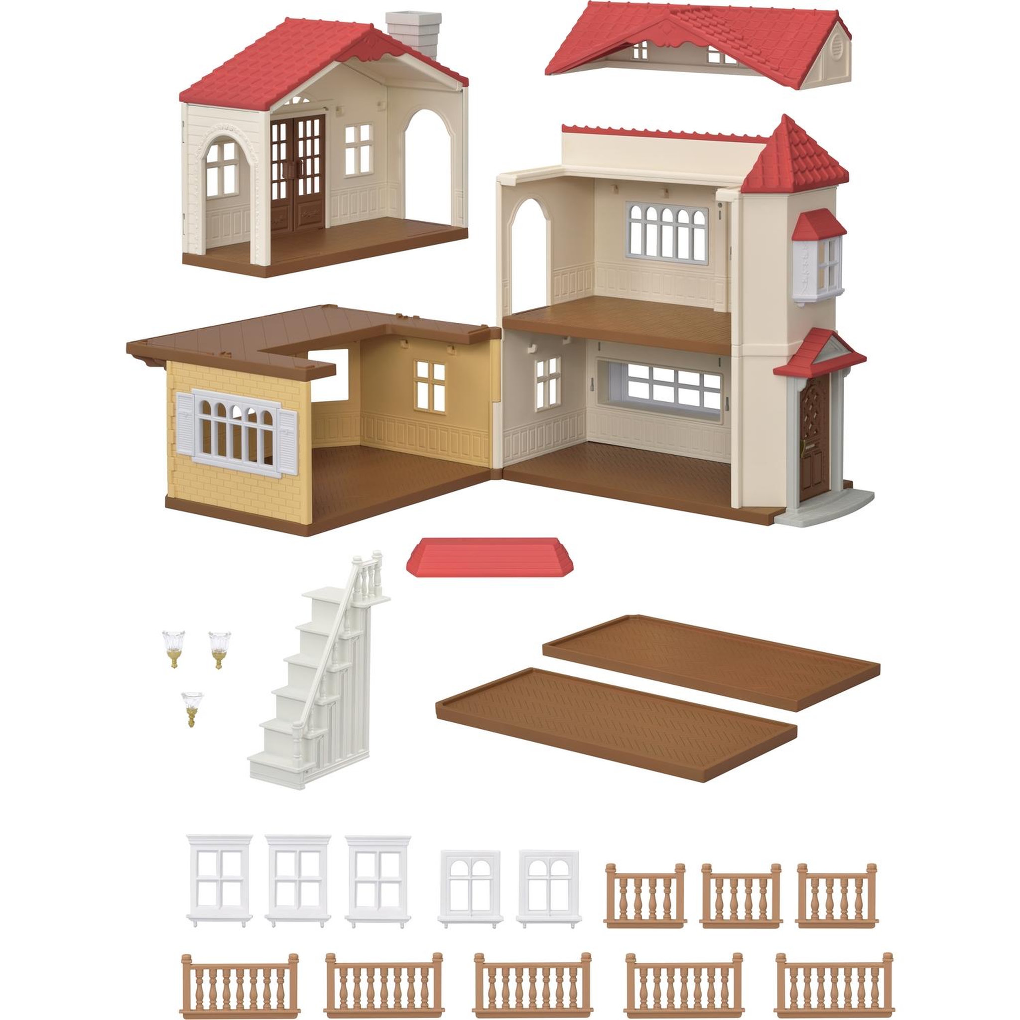 Voir la diapositive 8 : Sylvanian families 5302 - La grande maison éclairée - Sylvanian Families