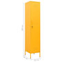 Voir la diapositive 6 : VIDAXL Armoire a casiers Jaune moutarde 35x46x180 cm Acier