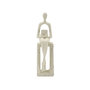 Voir la diapositive 2 : Paris Prix Statuette Déco Seule  Stons  24cm Crème