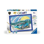 RAVENSBURGER CreArt Kids 18x24cm Lamborghini, Kit de peinture par numéros Numéro d'Art, Des 7 ans, 25842, Ravensburger