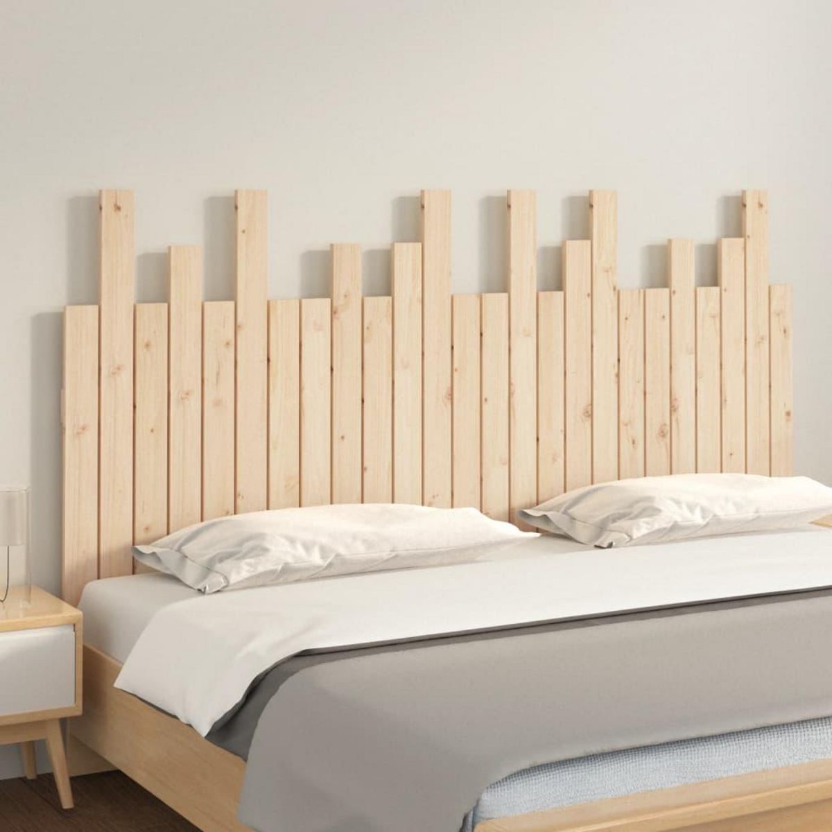 VIDAXL Tete de lit murale 159,5x3x80 cm Bois massif de pin