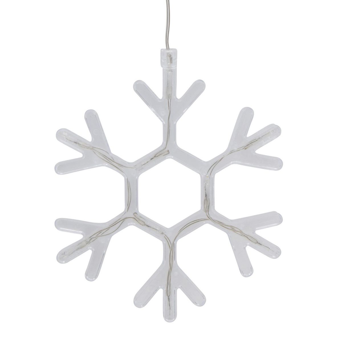 WERKAPRO Flocon lumineux à pile 10 LED  19x19x1cm