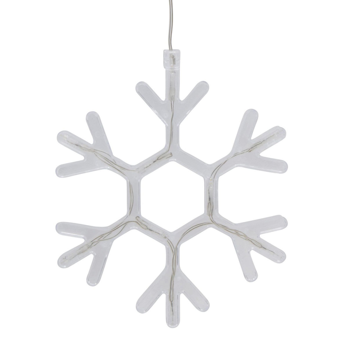 WERKAPRO Flocon lumineux à pile 10 LED  19x19x1cm