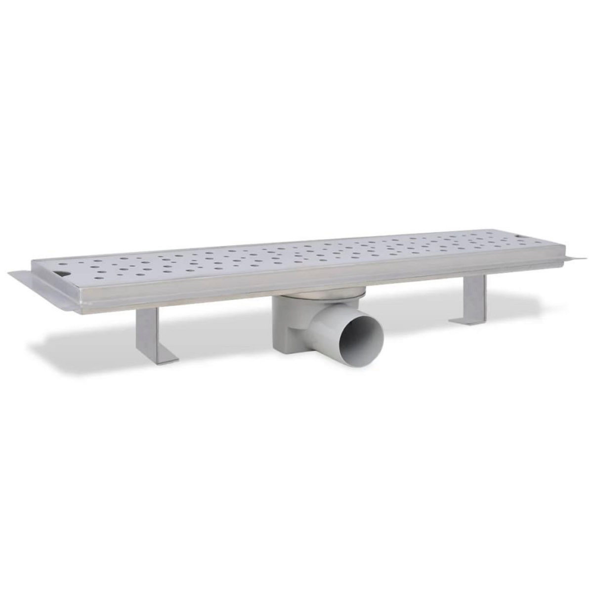 VIDAXL Drain de douche lineaire 530 x 140 mm acier inoxydable