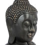 Voir la diapositive 3 : ATMOSPHERA Statue Bouddha  Tête Souriante  113cm Noir