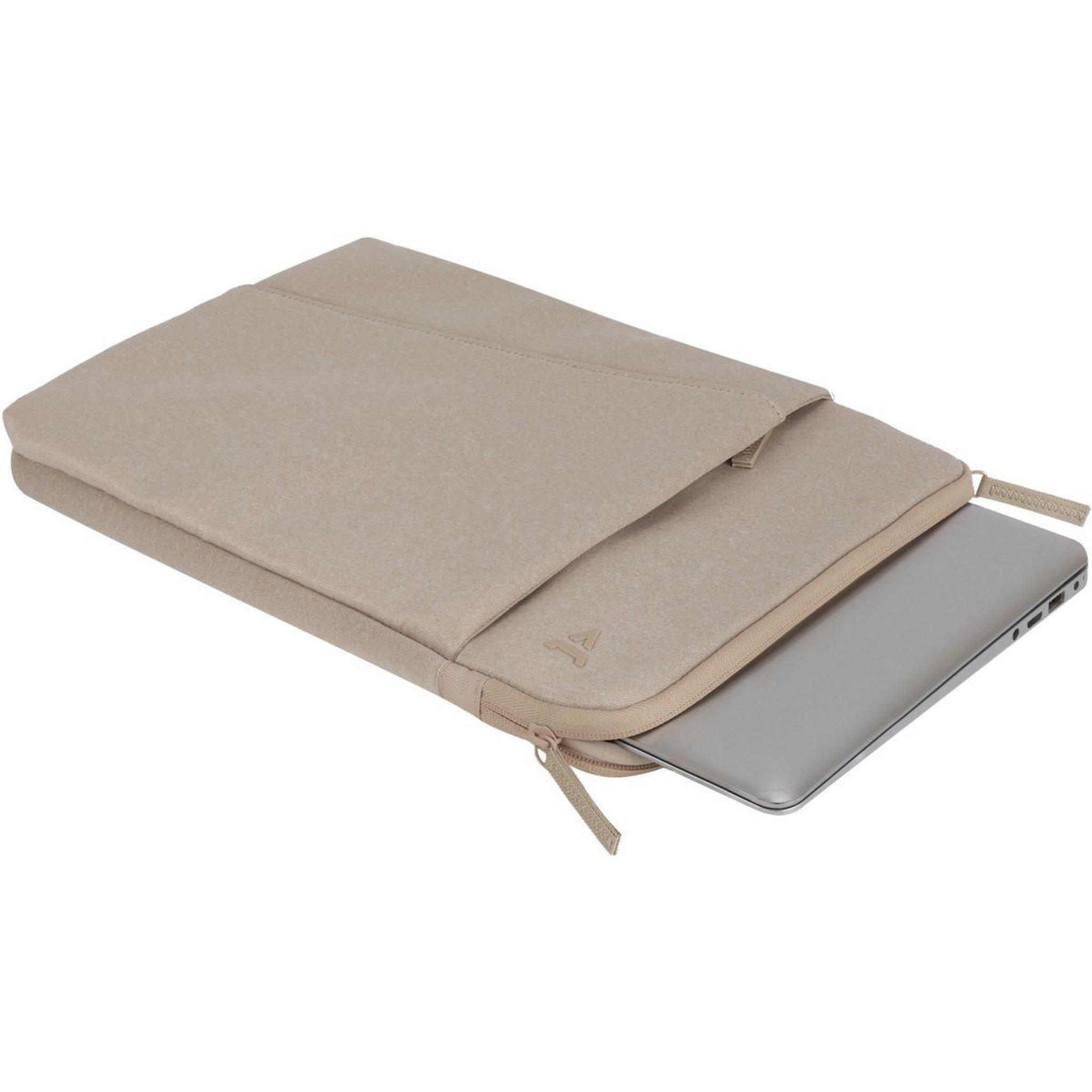 Voir la diapositive 2 : ADEQWAT Housse pocket sleeve 13-14 beige chiné