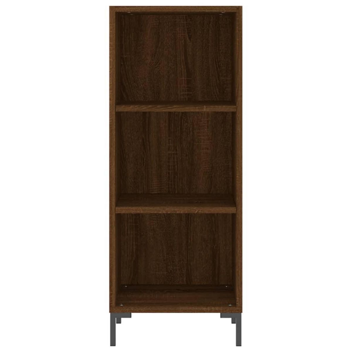VIDAXL Buffet chene marron 34,5x32,5x90 cm bois d'ingenierie