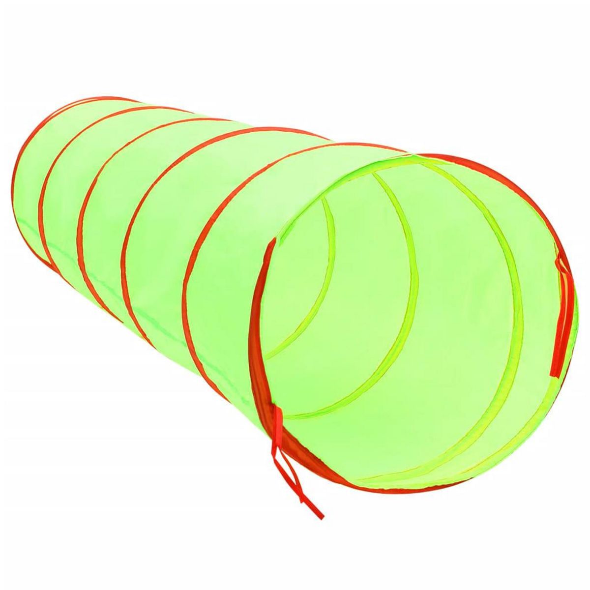 VIDAXL Tunnel de jeu pour enfants avec 250 balles Vert 175cm Polyester